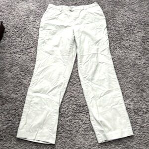Tommy Hilfiger, off-white cotton slacks